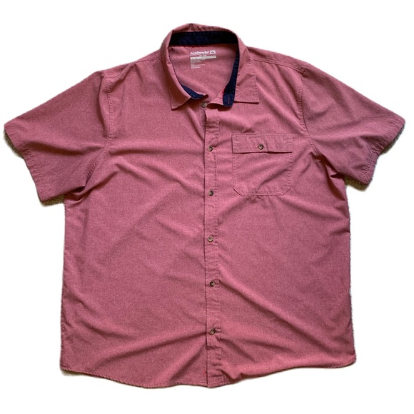 Avalanche Other - Avalanche Men's Performance Short Sleeve Button Down Woven Shirt XXL